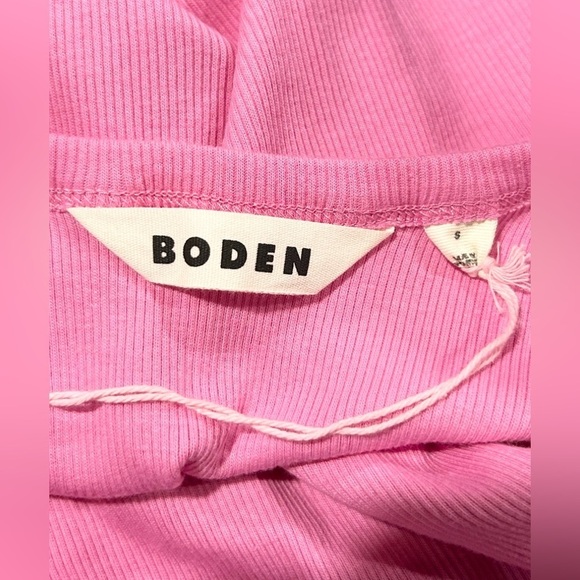 NEW Boden Scoop Neck Ribbed Tank in Plum‎ Blossom S - Picture 7 of 8